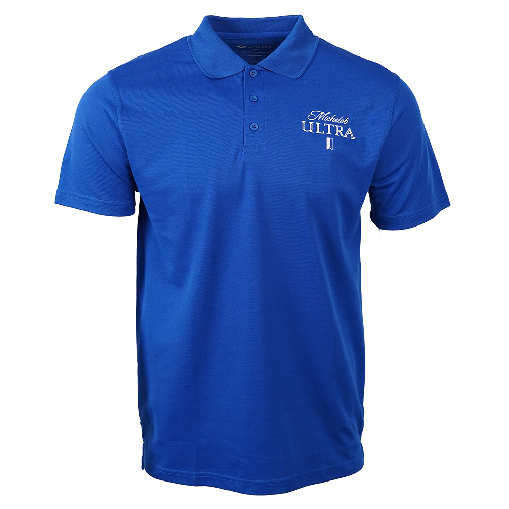 Michelob Ultra Men’s Solid S/S Blend Polo